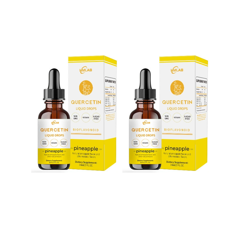 ⚡🍍✅US Official Store: HMLAB® Quercetin Lung Cleanse Liquid Drops（👨‍⚕️Directly acts on COPD, asthma, chronic bronchitis (CB), respiratory infections, lung cancer, sinusitis, and other conditions）