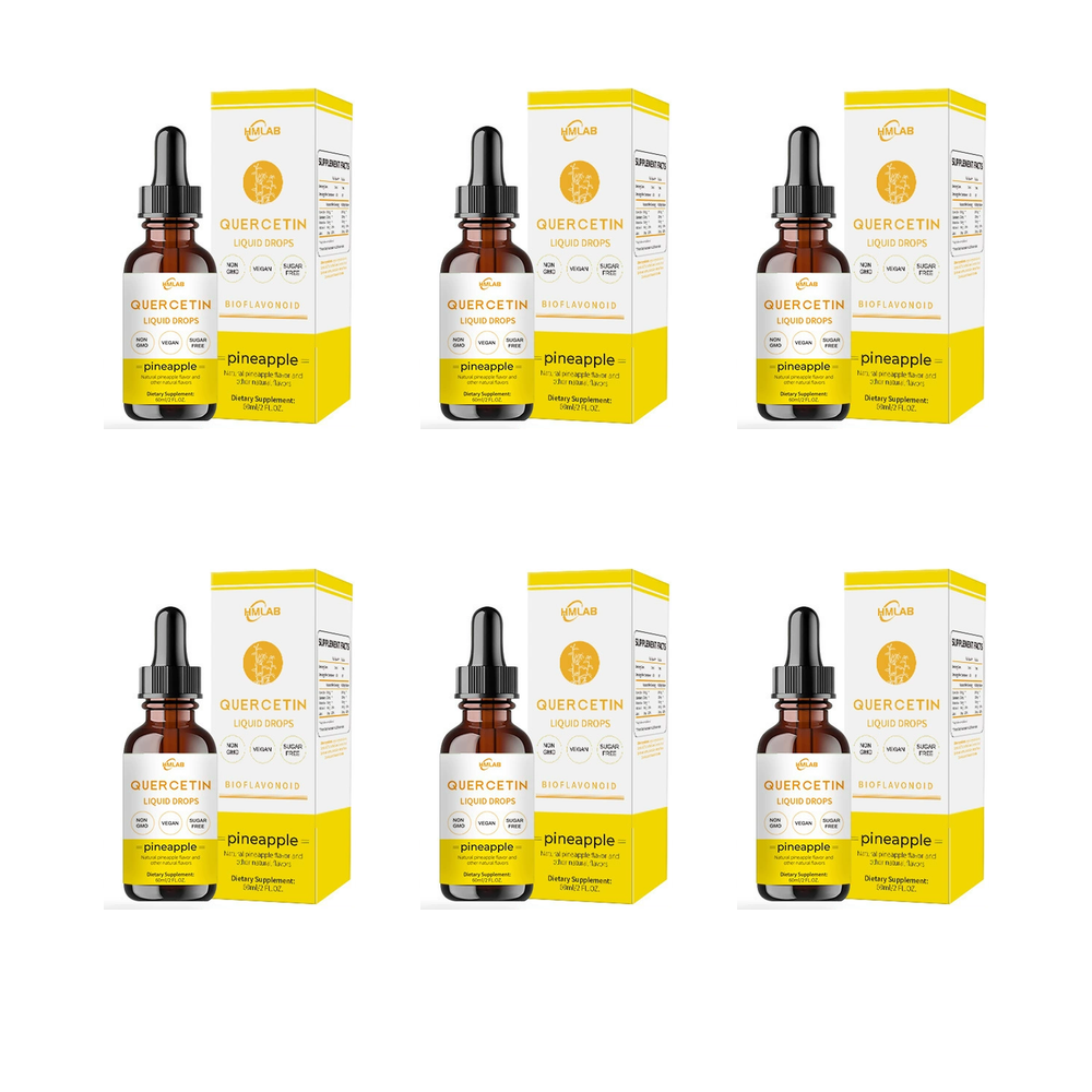 ⚡🍍✅US Official Store: HMLAB® Quercetin Lung Cleanse Liquid Drops（👨‍⚕️Directly acts on COPD, asthma, chronic bronchitis (CB), respiratory infections, lung cancer, sinusitis, and other conditions）