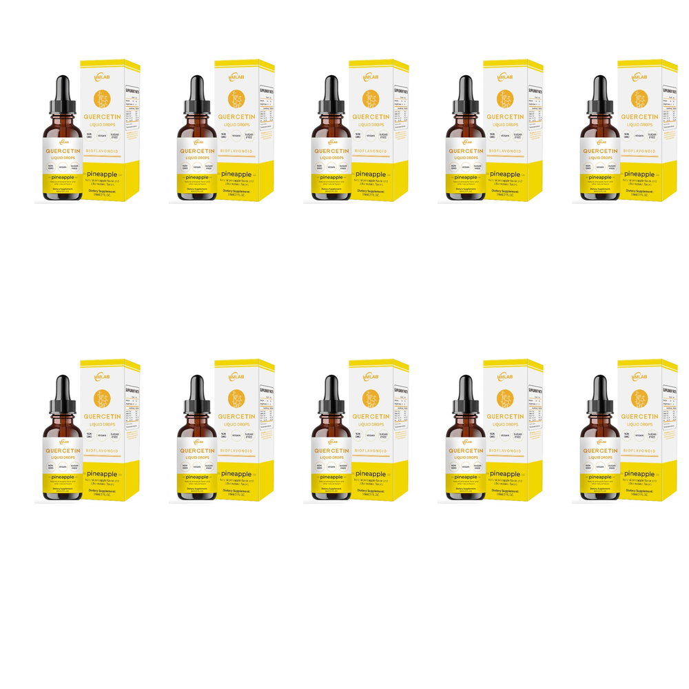 ⚡🍍✅US Official Store: HMLAB® Quercetin Lung Cleanse Liquid Drops（👨‍⚕️Directly acts on COPD, asthma, chronic bronchitis (CB), respiratory infections, lung cancer, sinusitis, and other conditions）