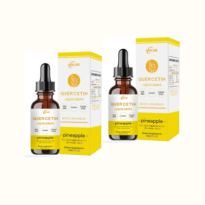 ⚡🍍✅US Official Store: HMLAB® Quercetin Lung Cleanse Liquid Drops（👨‍⚕️Directly acts on COPD, asthma, chronic bronchitis (CB), respiratory infections, lung cancer, sinusitis, and other conditions）
