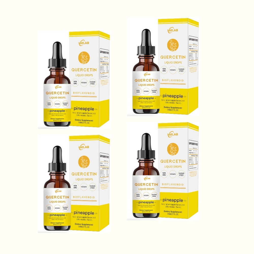 ⚡🍍✅US Official Store: HMLAB® Quercetin Lung Cleanse Liquid Drops（👨‍⚕️Directly acts on COPD, asthma, chronic bronchitis (CB), respiratory infections, lung cancer, sinusitis, and other conditions）