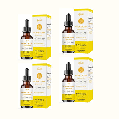 ⚡🍍✅US Official Store: HMLAB® Quercetin Lung Cleanse Liquid Drops（👨‍⚕️Directly acts on COPD, asthma, chronic bronchitis (CB), respiratory infections, lung cancer, sinusitis, and other conditions）