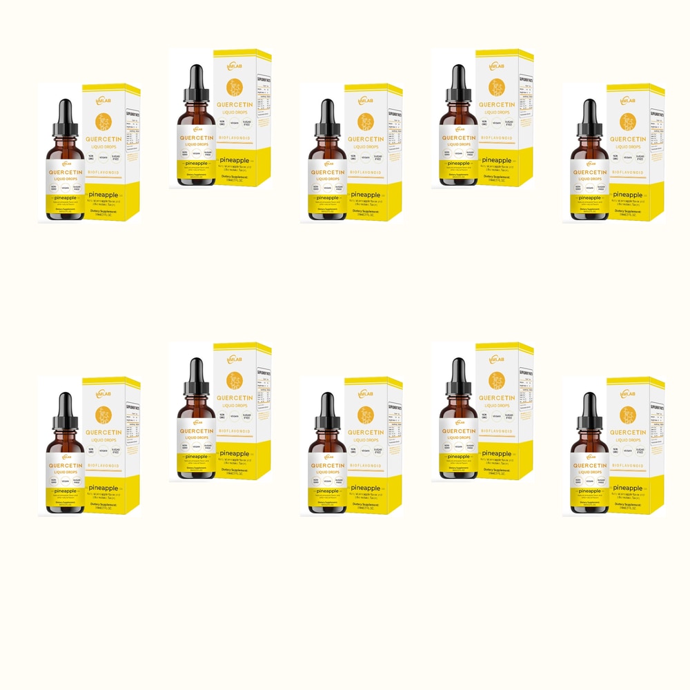 ⚡🍍✅US Official Store: HMLAB® Quercetin Lung Cleanse Liquid Drops（👨‍⚕️Directly acts on COPD, asthma, chronic bronchitis (CB), respiratory infections, lung cancer, sinusitis, and other conditions）